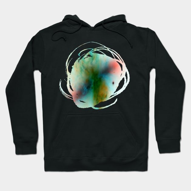 Paint brush stroke enso galaxy whoosh multiverse Hoodie by Blacklinesw9